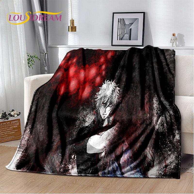 Gintoki Kagura Gintama Anime Soft Plush Blanket,Flannel Blanket Throw Blanket for Living Room Bedroom Bed Sofa Picnic Cover Kids