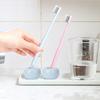 Donut Ceramic Toothbrush Holder Novel Candy Color Cute Multifunctional Toothbrush Base