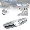 Front Bumper Upper Grill Fit Mercedes R230 SL550 SL600 2007-2008 1 Fin Star