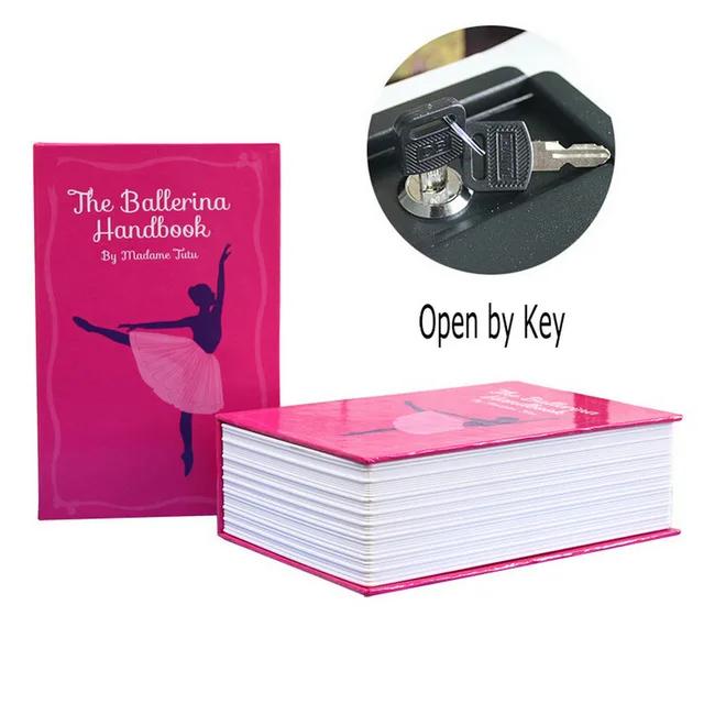 Cassaforte Domestica Alta Qualità Libro Segreto Cassaforte Nascosta Salvadanaio Salvadanaio Salvadanaio Contenitore per Contanti Scatola per Soldi Metallo Acciaio Simulazione Libri Classici