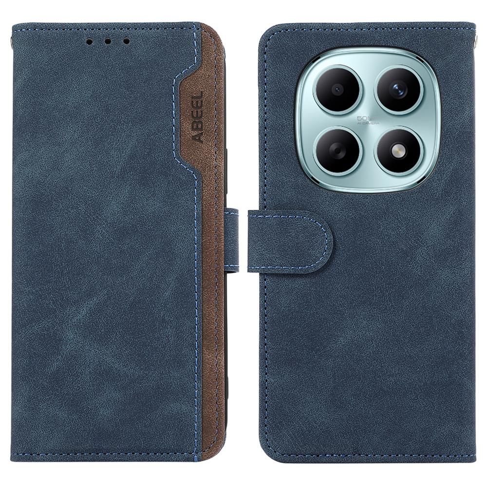 ABEEL For Xiaomi Poco M8 5G/Redmi Note 15 5G (Global) Case Color Splicing Leather Flip Phone Cover RFID Blocking