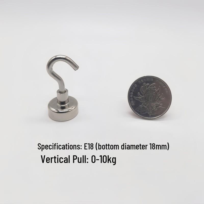 Punch-Free Neodymium Magnetic Hook for Walls & Doors