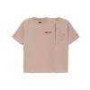 Li-Ning Daily Gold Pullover Round Neck Short Sleeve T-Shirt Men Tops Misty-Apricot AHSS053-1