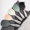 Stainless Steel Handle Silicone Rice Spoon Non-stick Rice Paddle Kitchen Tableware Rice Scoop  Home