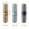 1pc Portable Travel Mouthwash Cup, Toothbrush, Toothbrush Box, Transparent Toiletries Set, Storage Box, Travel Essentials