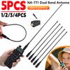 NA-771 Walkie-Talkie Antenna VHF UHF SMA Female Walkie Talkie UHF Flexible Antenna Dual Wide Band for Baofeng UV 5R UV-B5 BF-V8