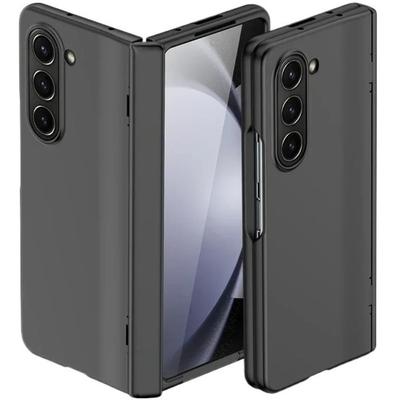 High-end Solid Color Hard PC Phone Case for Samsung Galaxy Z Fold7 Fold6 Fold5 Fold4 3 Matte Shockproof Hinge Protective Cover