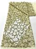 African Sequins Lace Fabric 2026 High Quality 5 Yards Nigerian French Tulle Lace Fabric For Sewing Luxury Wedding Party Dresses