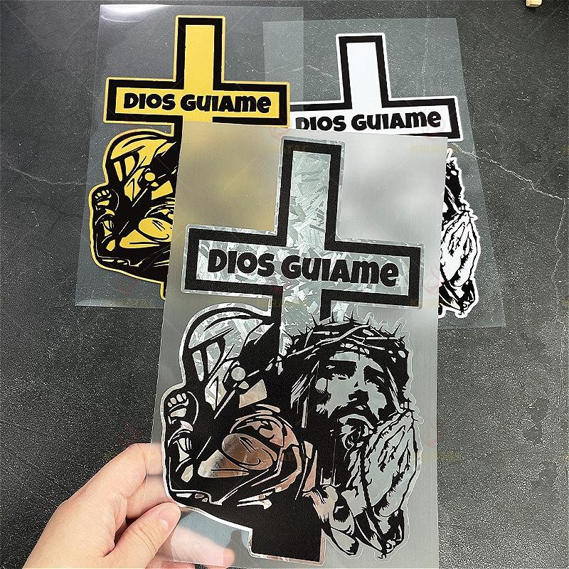1pc DIOS GUIAME Car Stickers Waterproof for Atuo Windows Trunk Door Motocycle Tailbox Fairings Scooter Universal Vinyl Decals