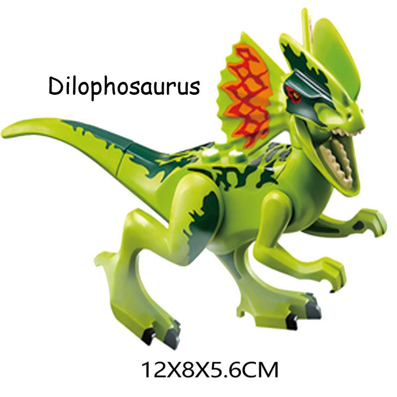 Jurassic Dinosaur World Park Indominus Rex Gyrosphere Escape Ball Owen Blue Model Building Blocks Enlighten Toys For Children