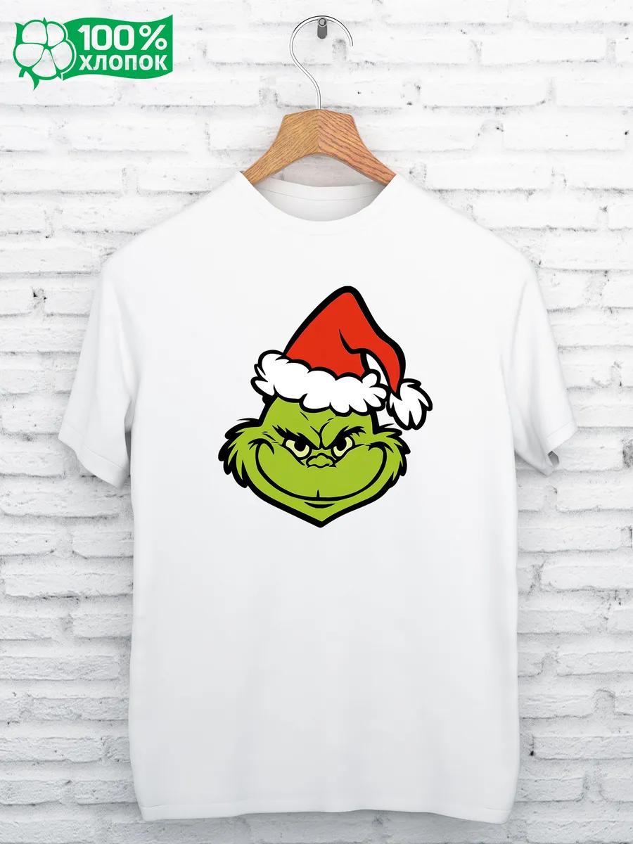 T-shirt with THE GRINCH NEW YEAR print S