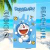 Towel Textile Bathrobe Beach CARTOON Quick-Drying Lightweight Portable D-doraemonS-ES Camping Swim Pool Travel