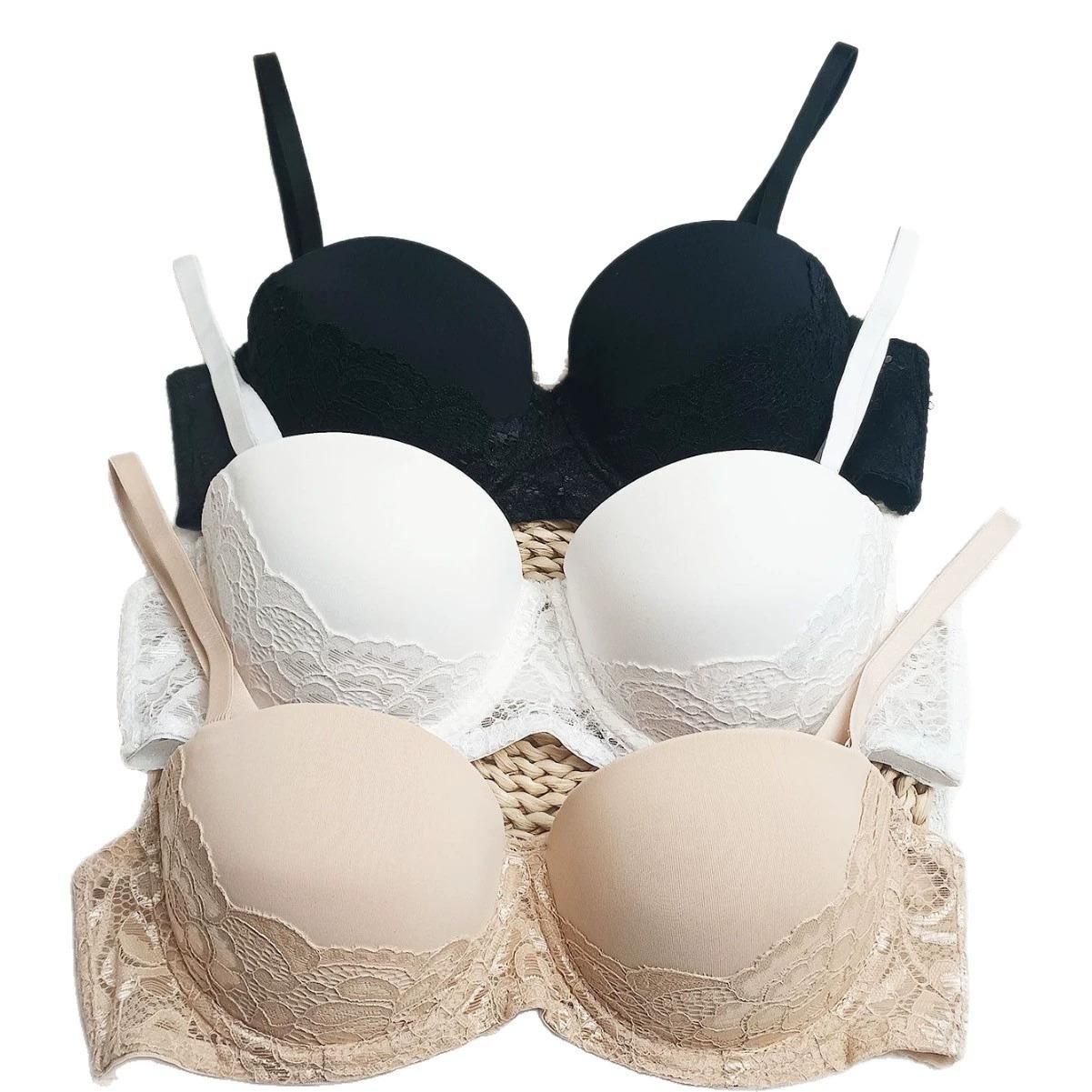 

French lace design bra cover for European and American women, sexy and comfortable, gathering beautiful backs 85B
