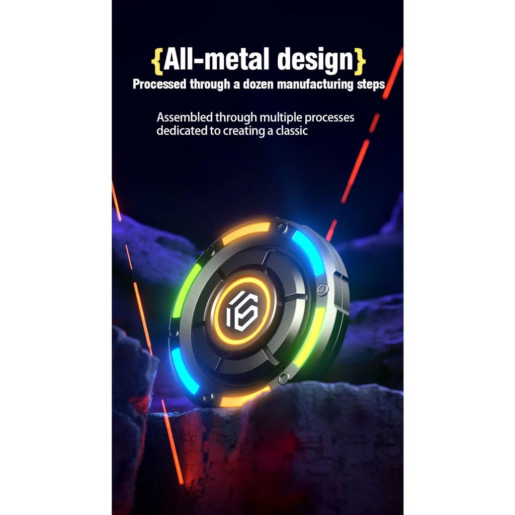 3 in1 EDC Metal Pushing Card Hand Spinner Papa Coin Adults Creative Fidget Toys for Men New Stress Reliever Gifts