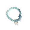 Butterfly Blue Delicate Bracelet For Women Sweet Style Beaded Friendship Jewelry