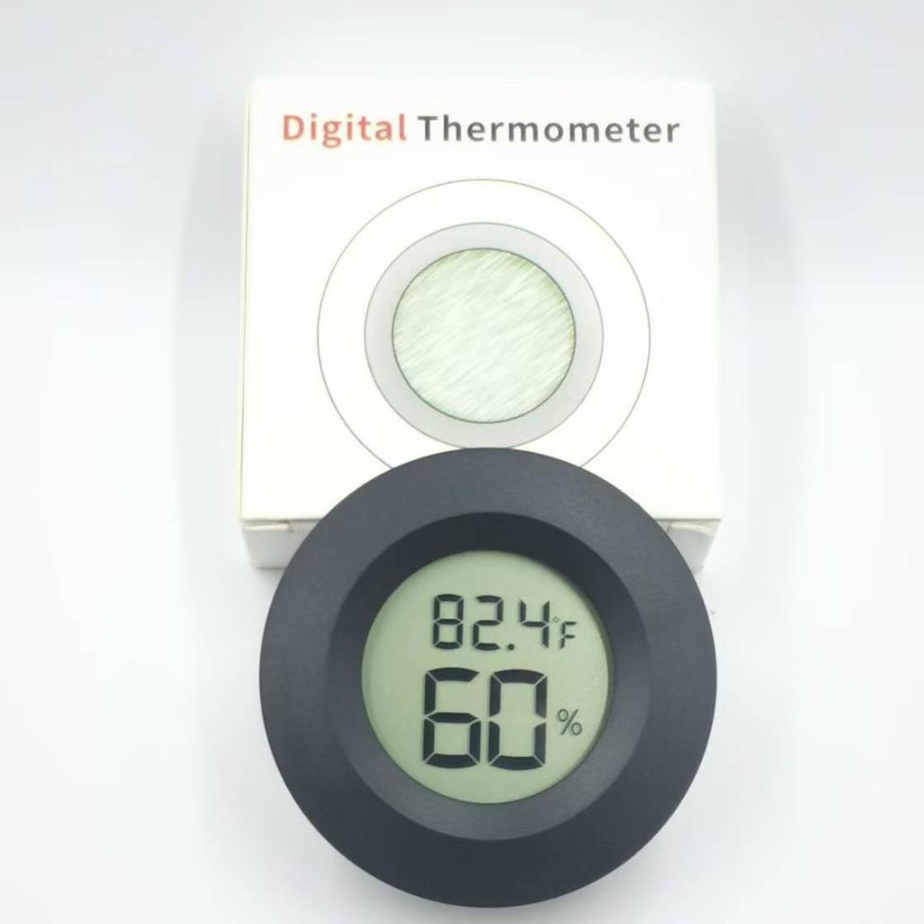 Mini Embedded Digital Thermohygrometer for Reptile Pet Enclosures