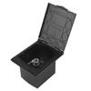 1 2in Exterior Shower Box Inlet and Outlet Port for RV Boat Motorhome Without Shower Hose Head
