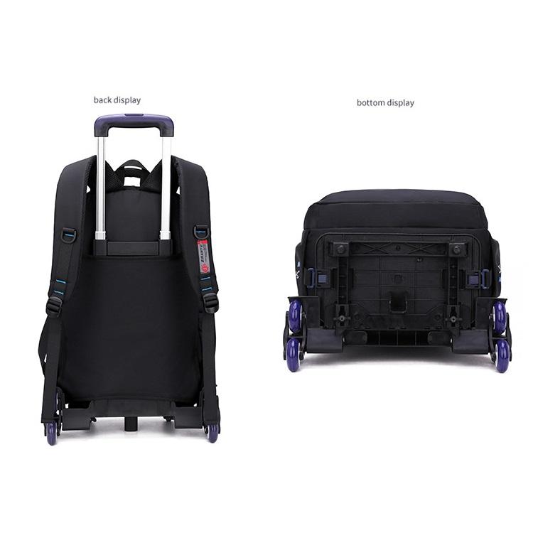 Student Roller Backpack 6-wheel Three-piece Set ZRY9319