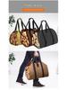 Large Capacity Wear-Resistant Canvas Firewood Carry Bag