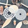 2pcs/set Round Lace Frame Background Cutting Dies for DIY Decor Paper Craft Card Making Scrapbooking Paper Album Stamp