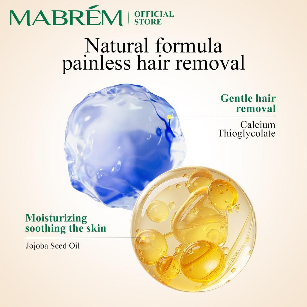 Depilační krém Bezbolestný odstraňovač chloupků na podpaží Nohy a paže Péče o pokožku Péče o tělo Depilační krém 40g pro muže Ženy