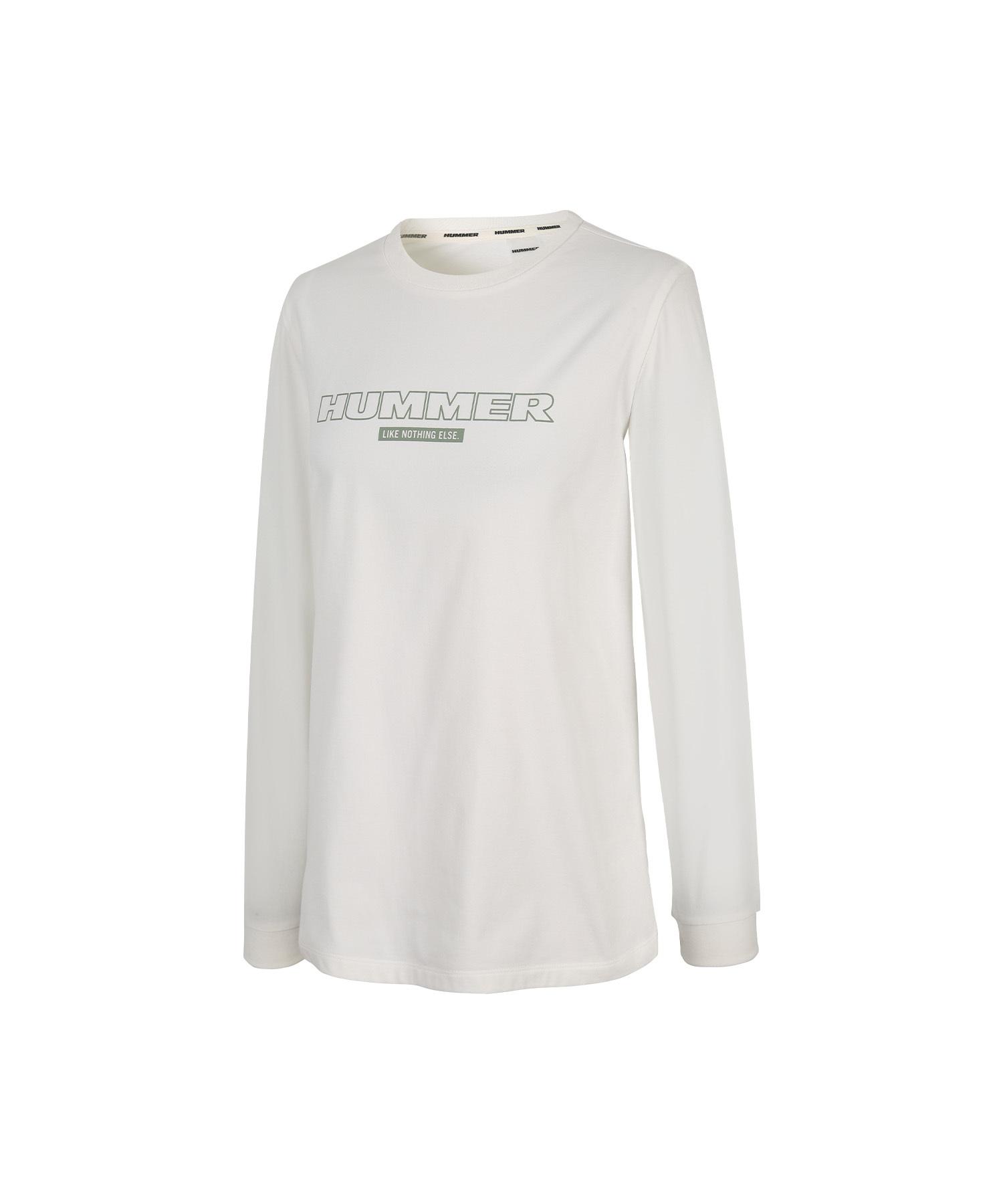 Hummer Women S Sorona Long Sleeve Functional Fleece-Lined T-Shirt White 90