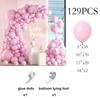 Pastel Pink Balloons Garland Arch Kit Baby Pink Balloon Baby Shower Gender Reveal Birthday Party Wedding Anniversry Decoration