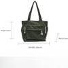 Corduroy Tote Bag with Multiple Pockets Adjustable Shoulder Strap Casual Shoulder Bag for Women, Shopping, Commuting, and Travel