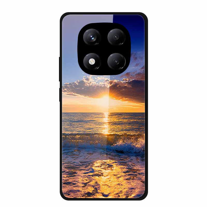 Tempered Glass Phone Case for Redmi Note 14 Pro 4G Cover Lion Wolf Hard Shell for Xiomi Redmi Note14Pro 4G Note 14Pro Cover Cool