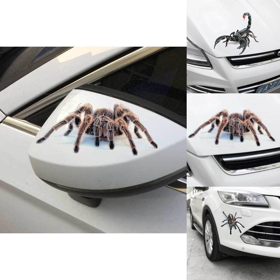 Hochwertige 3D Autoaufkleber mit coolen Spinnenmotiven für eine einzigartige Dekoration