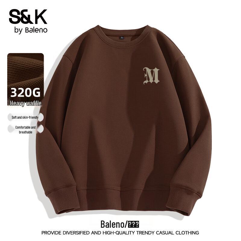 Baleno S&K Series Waffle Texture Casual Sweatshirt