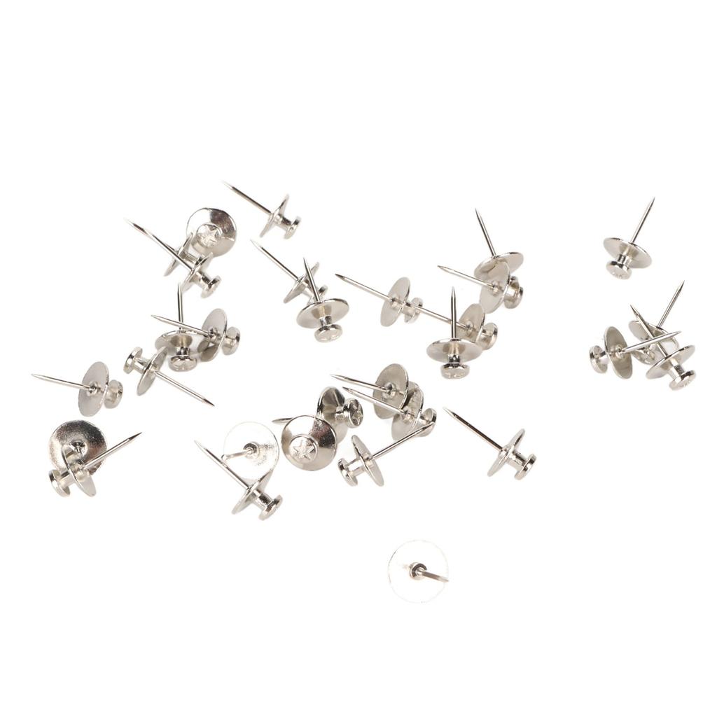 30Pcs Picture Hanging Nails Zinc Alloy Decorative Double Headed Push Pins Hooks Thumbtacks for Wall Hangings Picture