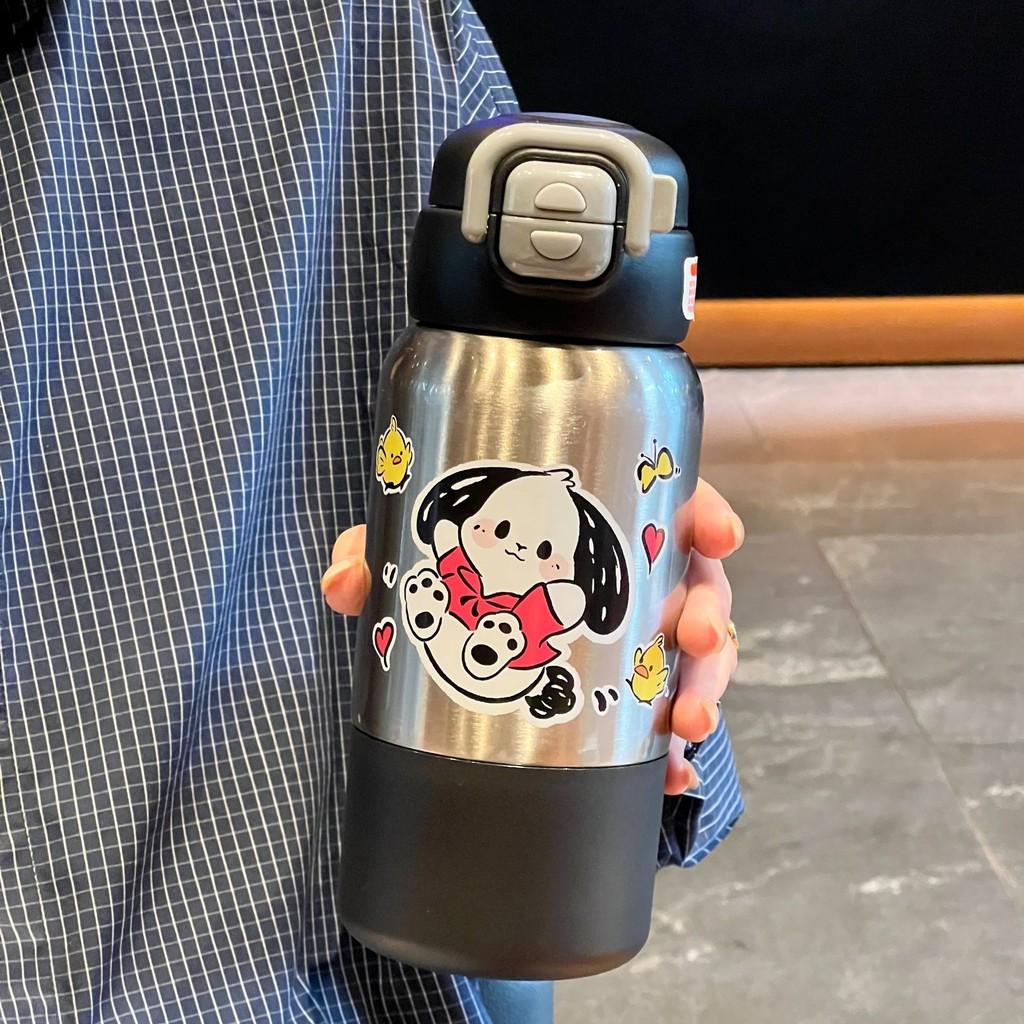 Strawberry Dog Childrens Thermos With Large Capacity Vacuum Insulation For Kids