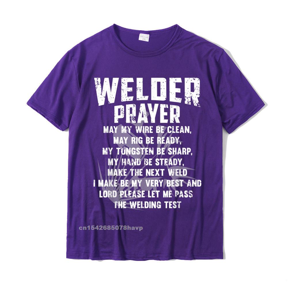 Unisexs Vintage Welder Welder Prayer Funny Welding Gift TShirt Summer Tees For Unisex Coupons Cotton T Shirts Casual