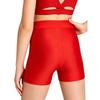 Girls Rhinestone Shorts V Front Elastic Waistband Sparkly Figure Skating Gymnastics Dance Performance Competition