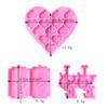 Love Letter Pattern Decoration Mold Jewelry Making Mould Small Accessory Home Decoration Holiday Jewelry Casting Molds