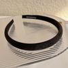 New Vintage Chinese Jacquard Satin Embroidery Thin Headband for Women Elegant Hair Band Solid Hair Hoop Fashion Hair Accessories