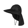 Men's Wide Brim Sun Hat with Face and Neck Protection for Outdoor Activities