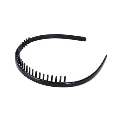 Mens Toothed Sports Football Soccer Headband Hair Band Black Portable Gift BH
