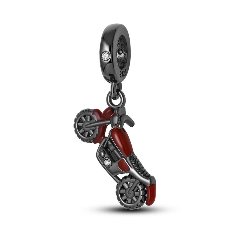 Copper Car Bicycle Series Charms Beads Pendants Fit Original Bracelet Diy For Women Jewelry Gift