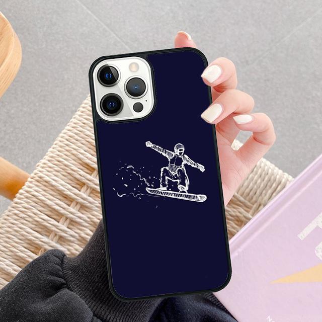 Skiing Snow Snowboard Ski Phone Case For iPhone 17 Air 14 15 16 13 12 Max Cover For Apple iPhone 17 Air 11 Pro Max Plus SE2020