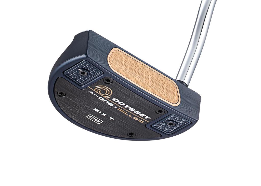 ODYSSEY Right-hand putter AI-ONE MILLED #6 T double bent mallet type STROKE LAB shaft SL90 34" steel