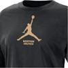Jordan Boston Celtics Logo Round Neck Casual Long Sleeve T-Shirt Women T-Shirt Black FN1555-010