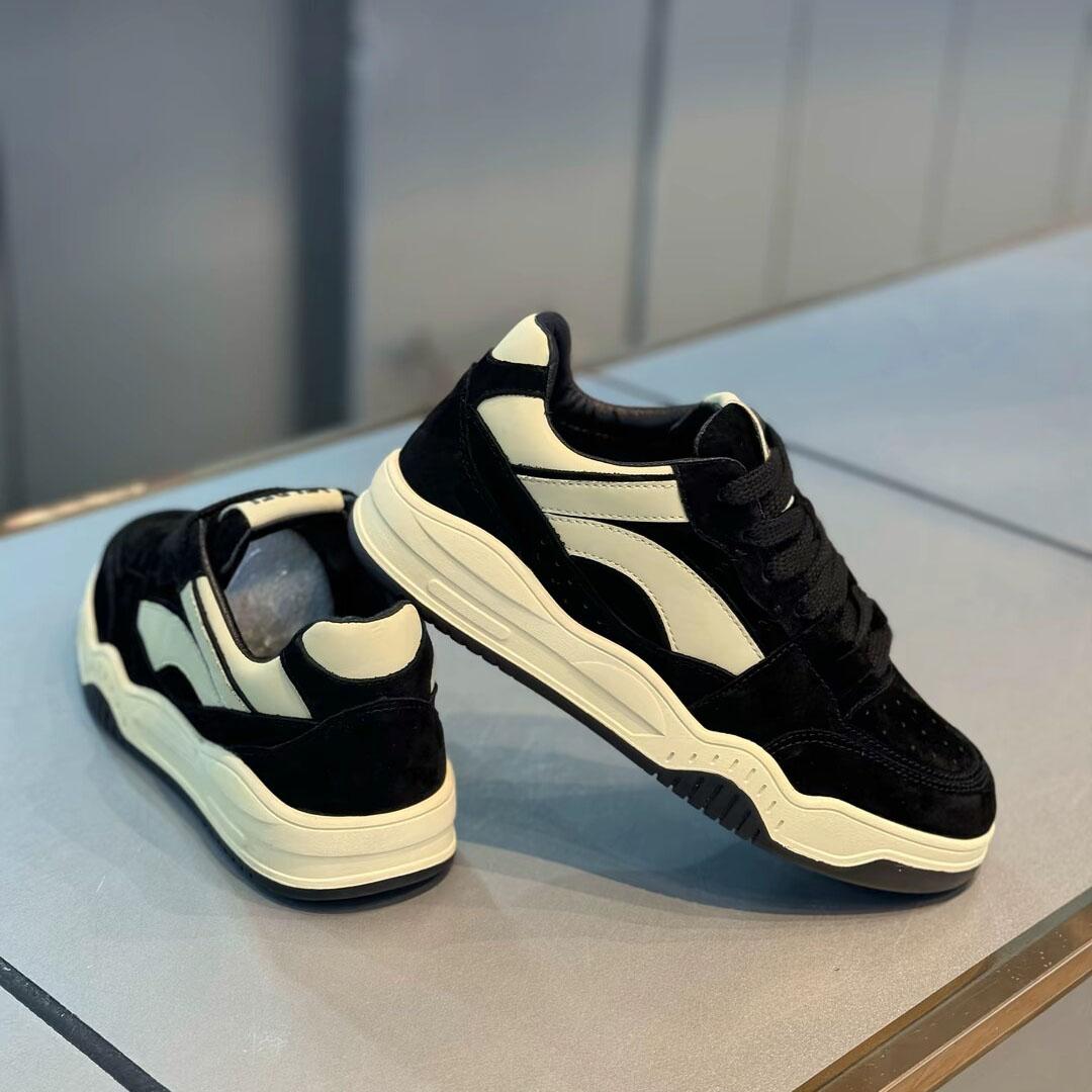 

Men s shoes platform casual sports shoes spring new shoes 44 чорний