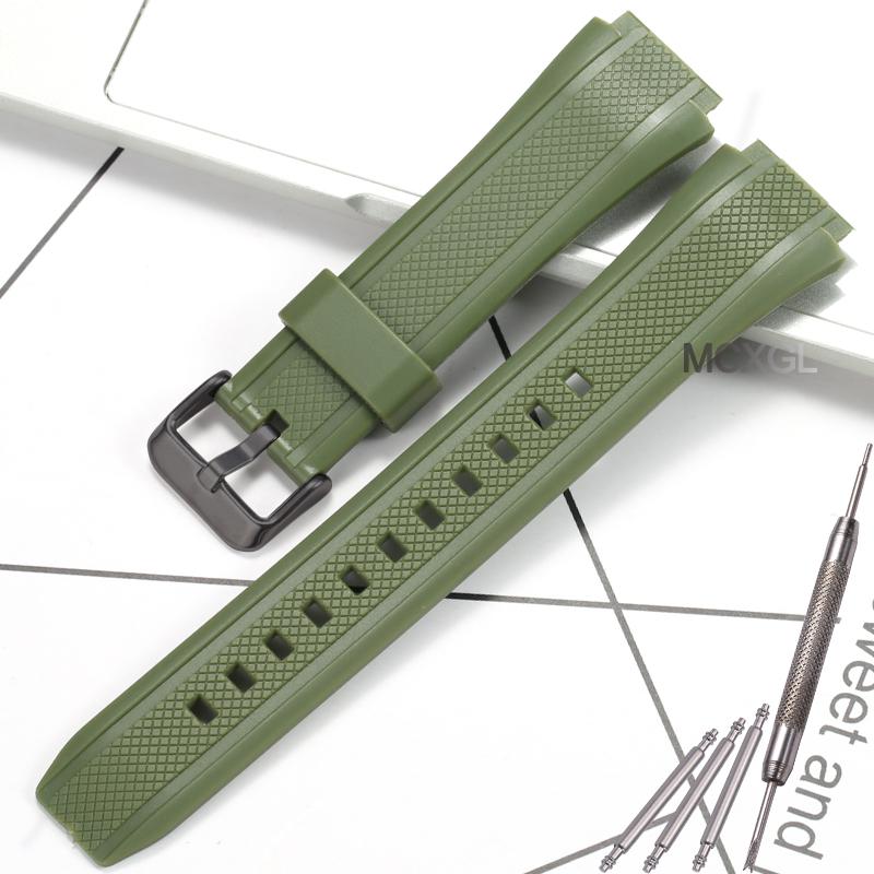 Resin Band For Casio EF-552 Men's Watch Band EF-552-1AV EF-552PB-1A2V EF-552PB-1A4V Waterproof Sports Wristband
