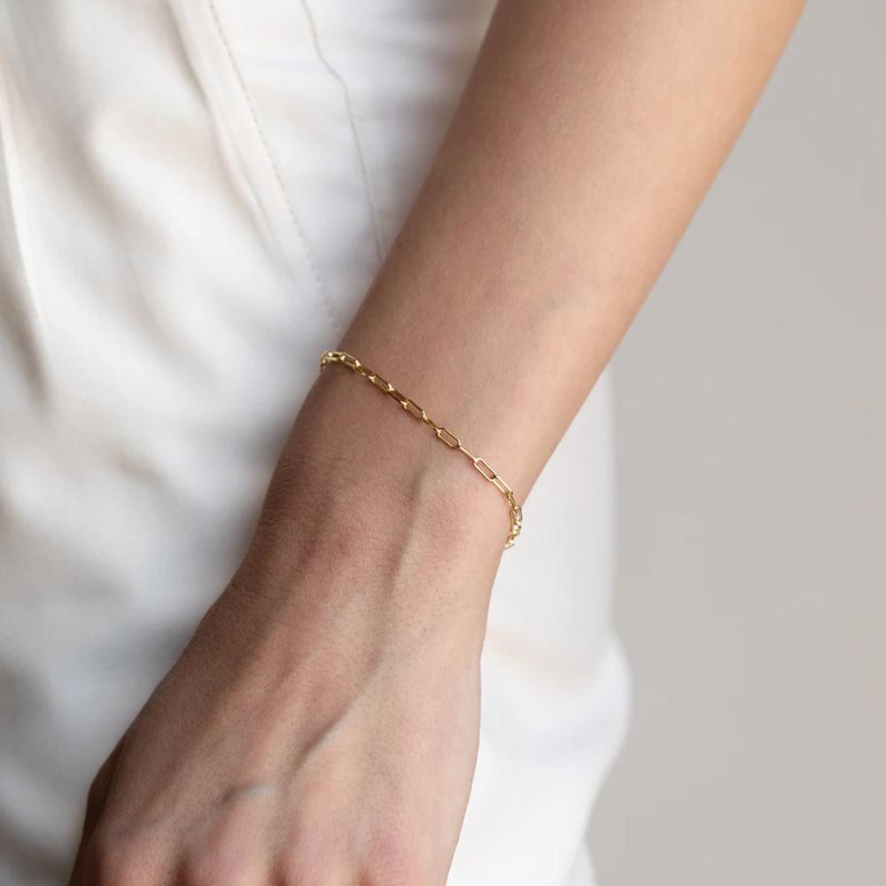 EManco Not Dark Stainless Steel Bracelet for Women Minimalist Chain Bracelet Women Stainless Steel Jewelry
