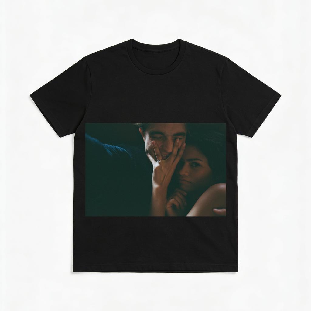 Nuovo Film Il Dramma Zendaya Robert Pattinson T-Shirt Unisex Girocollo Unisex 100% Cotone Manica Corta Y2k Oversize Popolare Maglietta