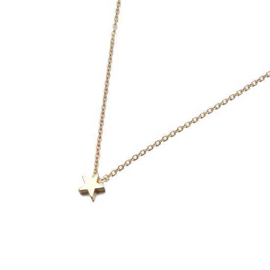 Fashion Women Star Charm Pendant Alloy Chain Necklace Wedding Party Jewelry Gift