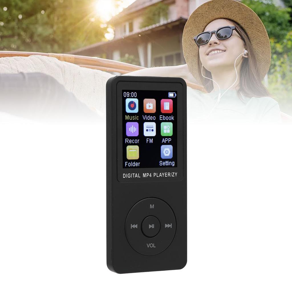 MP3 Player with   5.0 HiFi 1.8 Inch Screen Portable MP3 Music Player with FM Radio Voice Recorder E Book for Sports Running