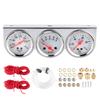 Universal 3 In 1 Gauge Set Water Temp VoltsOil Press 52mm Meter Mechanical Instrument